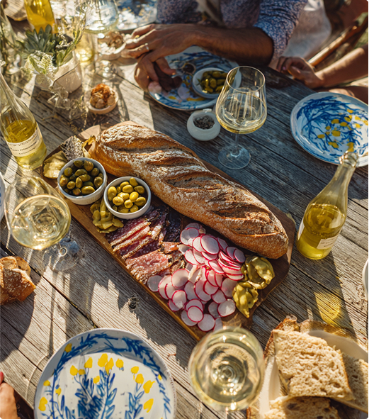 Montauk fish jerky with drizzle and salt